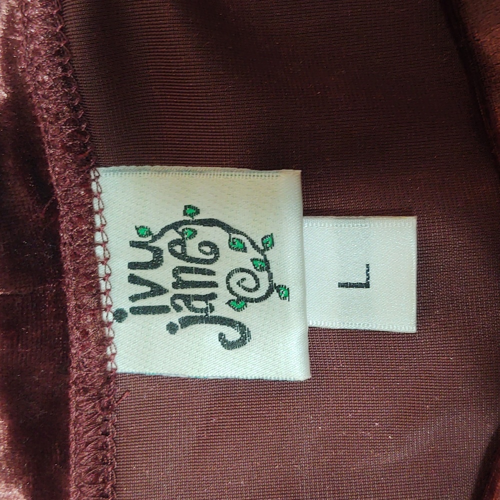 Ivy Jane Velvet and Chiffon Women's Top size L - Picture 9 of 10